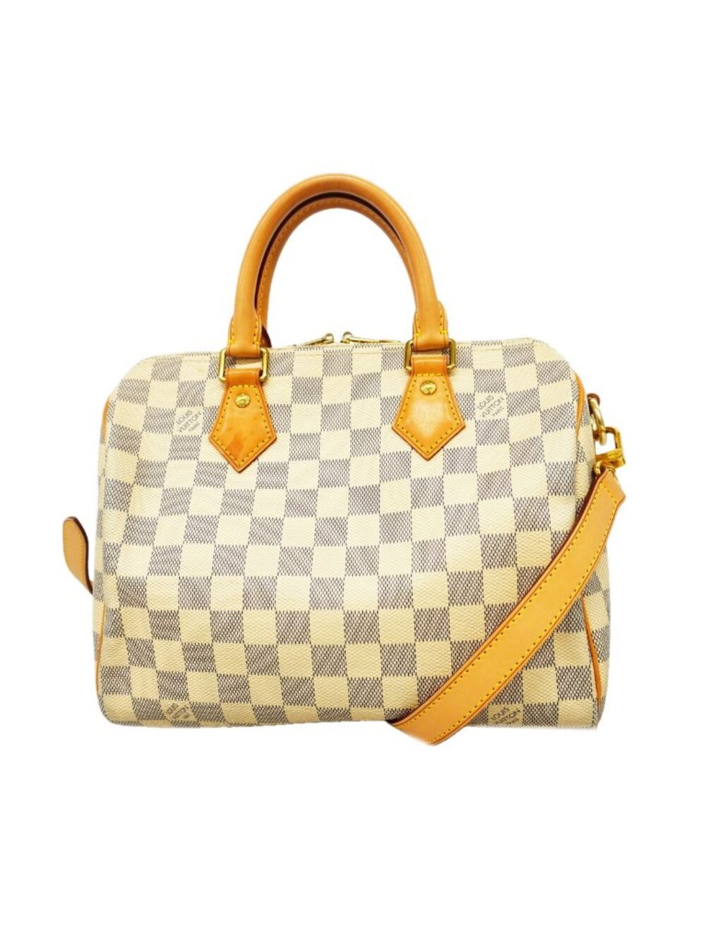 Louis Vuitton Handbag Damier Azur Speedy Bandouliere 25 White 2-Way Bag